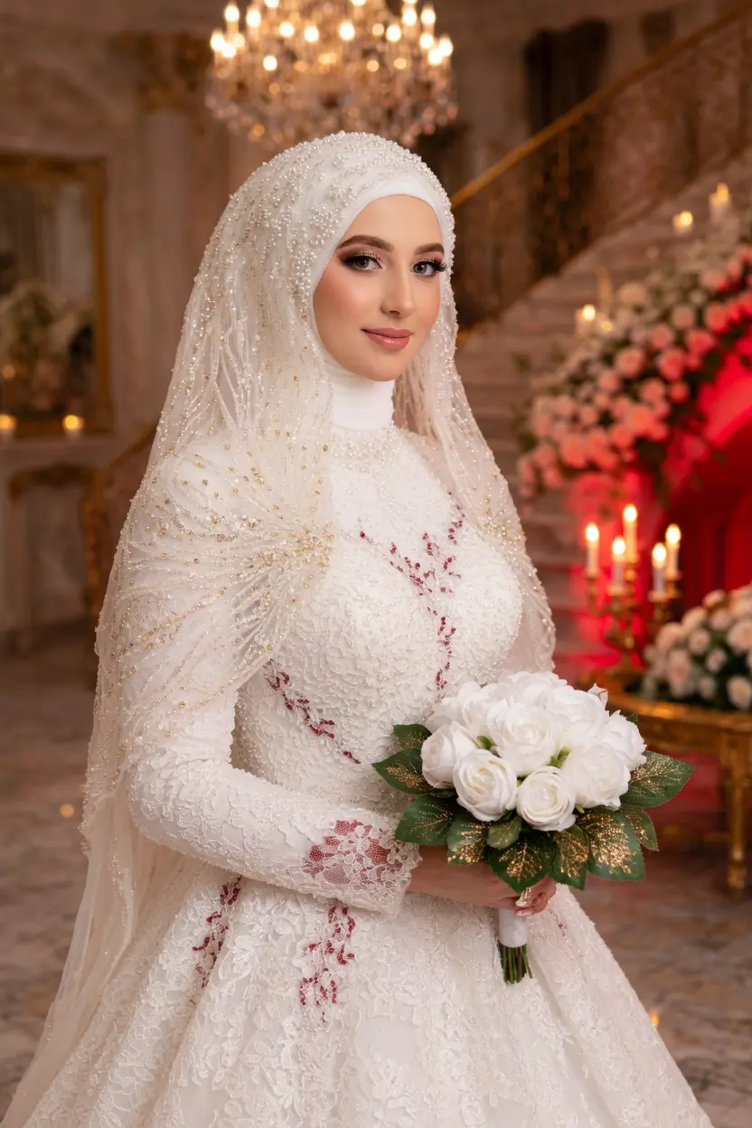 Gelin Türbanı Bağlama Rehberi